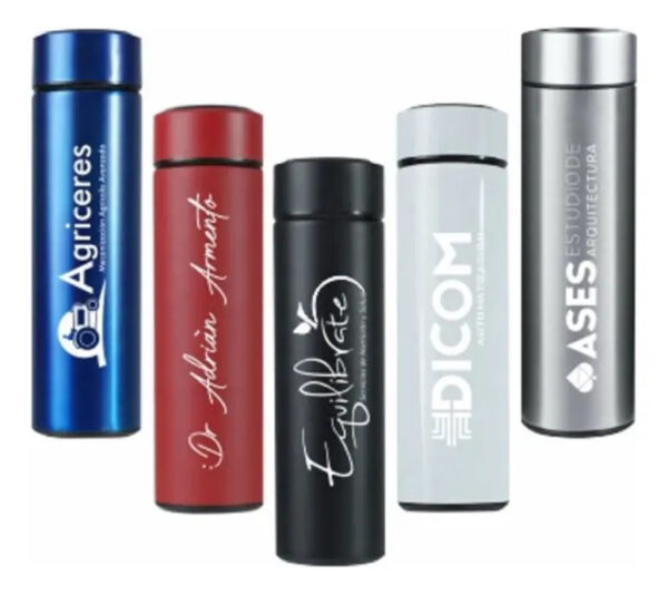 Termos Inteligente Digital Temperatura Led Personalizable