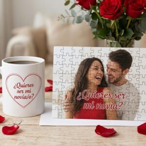 Paquete regalo especial taza y rompecabezas