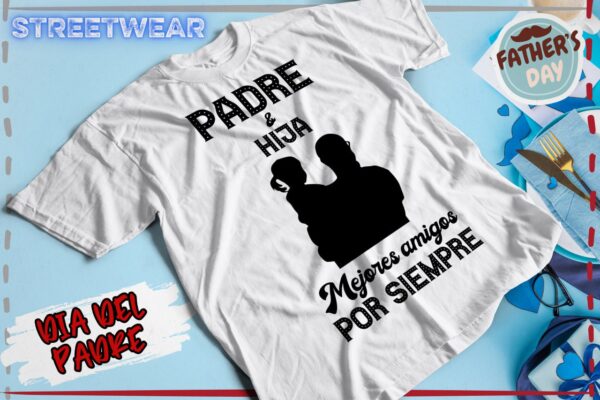 Playera Sublimable Personalizable Dia del Padre