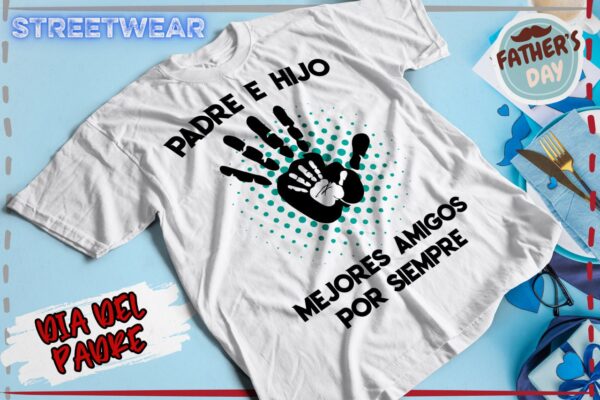 Playera Sublimable Personalizable Dia del Padre