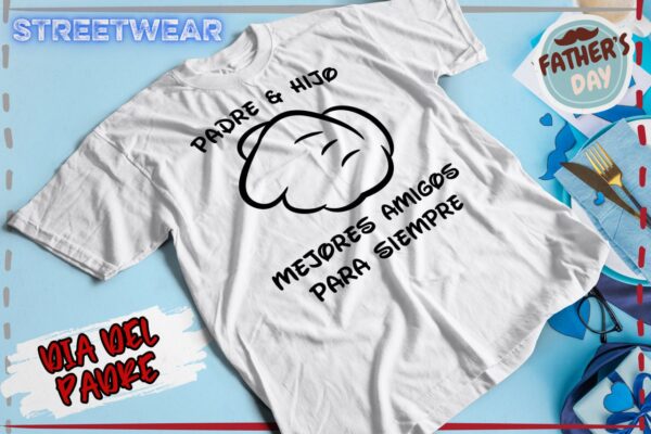 Playera Sublimable Personalizable Dia del Padre