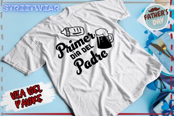 Playera Sublimable Personalizable Dia del Padre