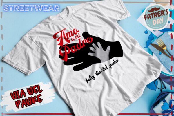 Playera Sublimable Personalizable Dia del Padre