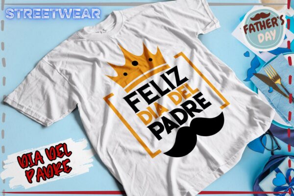 Playera Sublimable Personalizable Dia del Padre