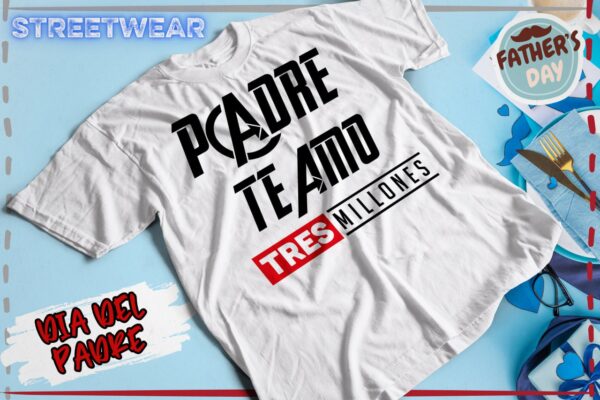 Playera Sublimable Personalizable Dia del Padre