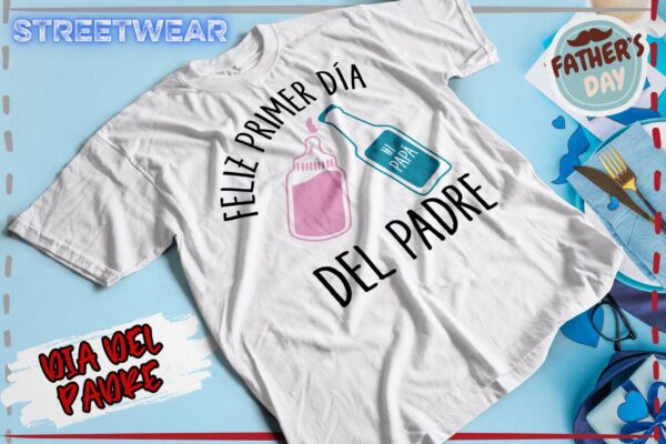 Playera Sublimable Personalizable Dia del Padre