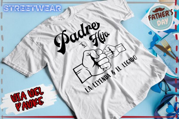 Playera Sublimable Personalizable Dia del Padre