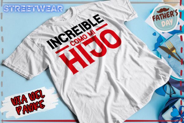 Playera Sublimable Personalizable Dia del Padre