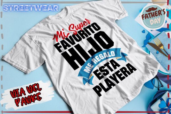 Playera Sublimable Personalizable Dia del Padre