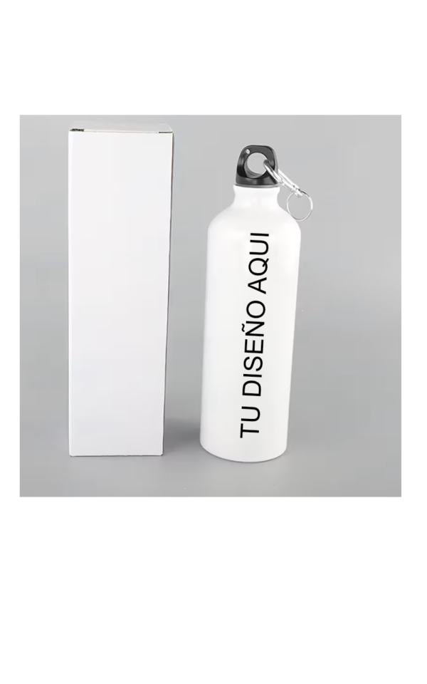 Botella de agua de sublimación en blanco de 750 ml
