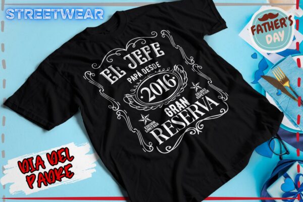 Playera Sublimable Personalizable Dia del Padre