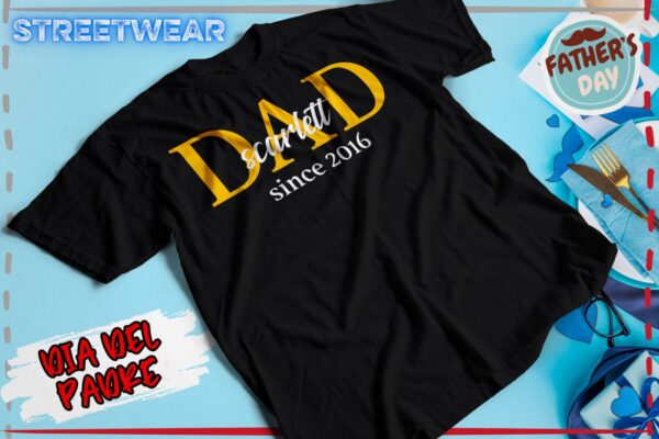 Playera Sublimable Personalizable Dia del Padre