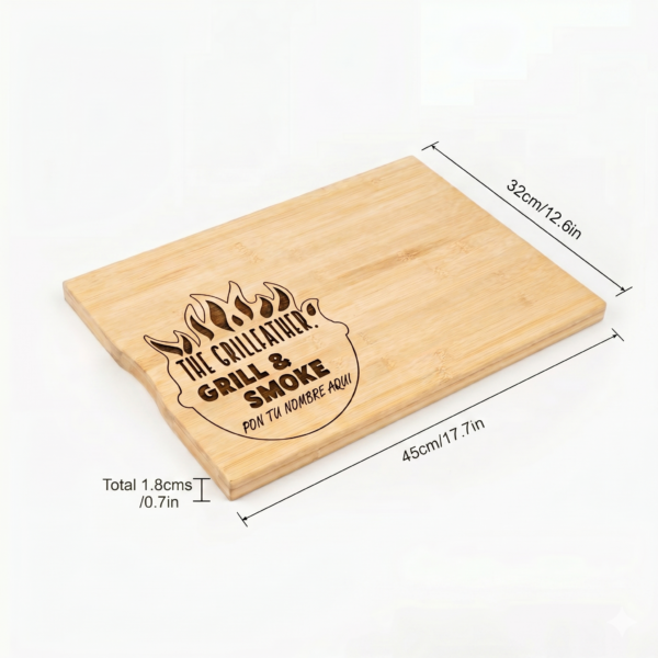 Tabla de picar con grabado láser